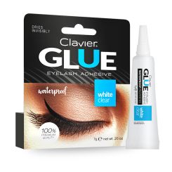 Clavier Glue Eyelash Adhesive Waterproof Wimperlijm White Clear