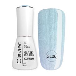 Clavier Luxury Glaze Rubber Basecoat 10ml. - GL06 Celestial