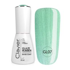 Clavier Luxury Glaze Rubber Basecoat 10ml. - GL07 Auroral