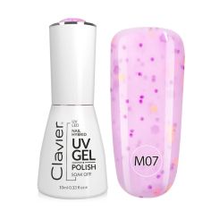 Clavier UV/LED Hybrid Gellak Luxury 10ml. Multi Flavours Peach & Berry - M07