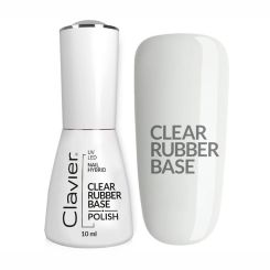 Clavier UV/LED Hybrid Gellak Luxury Clear Rubber Base 10ml.