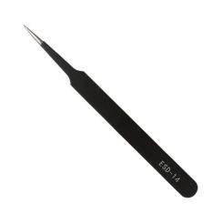 Dermarolling Black Tweezer - Wimperpincet ESD #14