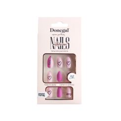 Donegal Decorated Artificial Nails Nepnagels Love 24st. - 3106