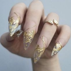 DRM Nail Art Flakes #4 Gold