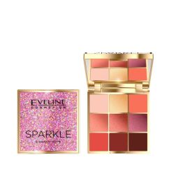 Eveline Cosmetics Eyeshadow Palette 9 Colors Sparkle