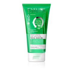 Eveline Cosmetics Facemed+ Moisturising And Soothing Facial Wash Gel With Aloe Vera 3 in 1 - 150ml.