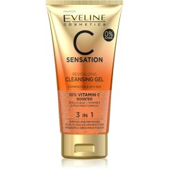 Eveline Cosmetics Sensation Cleansing Gel Vitamine C 3in1 Booster 150ml.