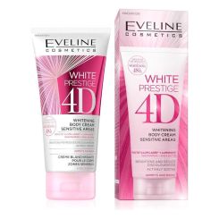 Eveline Cosmetics White Prestige 4D Whitening Body Cream Sensitive Areas 100ml.