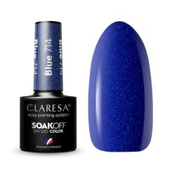 Claresa UV/LED Gellak Blauw #714 - 5ml.