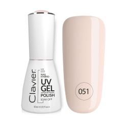 Clavier UV/LED Hybrid Gellak Luxury 10ml. #051 - Bare Skin