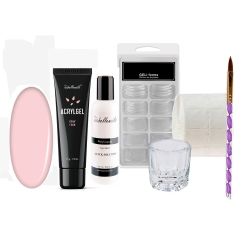 Isabelle Nails Polygel SET 15g. P2 #Clear Rose