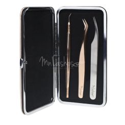 Modena Lashes Tweezer Pincet Case - Zwart