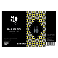 NailPerfect UPVOTED Soak Off Tips Medium Almond