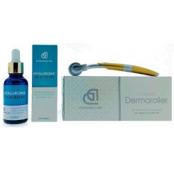 Titanium Dermaroller Incl. Dermarolling® Hyaluronzuur Serum 30ml.