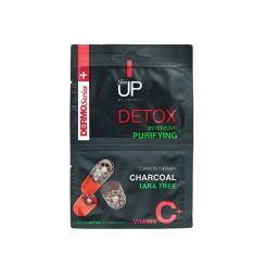 Skin Up Gezichtsmasker Detox Intensive Purifying With Charcoal Tara Tree 2x5ml.