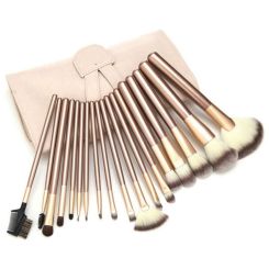Beautylushh 18-delige Make-up Kwasten Set met Etui