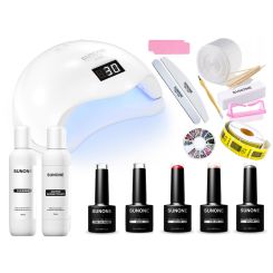 SUNONE Nageldecoratie Startset Compleet Inclusief 48w. Nagellamp "SUN5"
