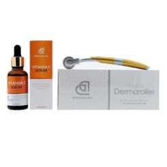 Titanium Dermaroller Incl. Dermarolling® Vitamine C Serum 30ml. 