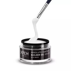 XFEM UV/LED Builder Gel Cover Milky White 15ml.