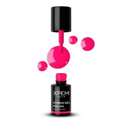 XFEM UV/LED Hybrid Gellak 6ml. #0218 Flamingo