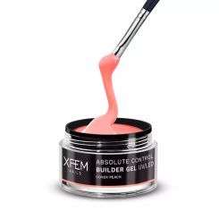 XFEM UV/LED Builder Gel Cover Peach 50ml.