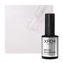 XFEM BIAB Bottle Builder Gel Baby White 15ml