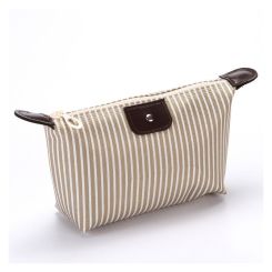 Black Friday Toilet Tasje Gestreept Beige