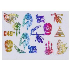 Isabelle Nails Nagelstickers HOLO decoraties - C49