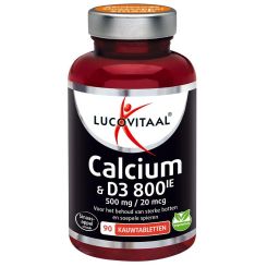 Lucovitaal Calcium & D3 800IE 500mg/20mcg 90st