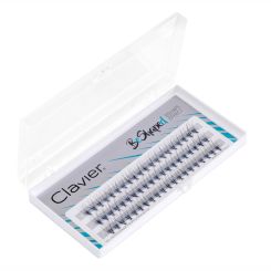 Clavier BeShaped Wimperextensions 14mm. B-Curl