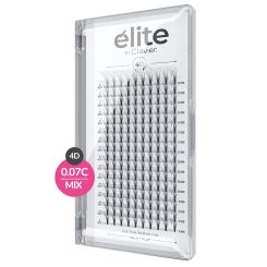 Clavier Wimperextensions Wimper Plukjes Elite 4D - 0.07/C/MIX