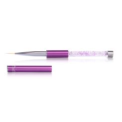 Cosmetics Zone Gesloten Decoratie Kwast Paars Kristallen - 15mm. #7