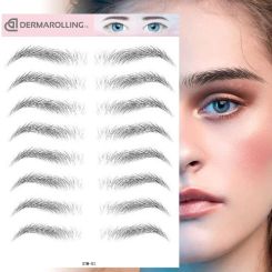 Dermarolling Semi-Permanente Waterproof Wenkbrauw Tattoo Sticker #STM-02