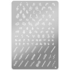 DRM Nail Art Stempelplaat #R