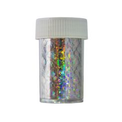 DRM Transferfolie Nageldecoratie 100cm. Transparant Holographic 8-9