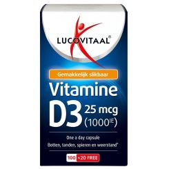Lucovitaal D3 25mcg 1000IE Vitamine 120st