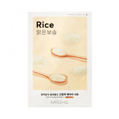 Missha Airy Fit Sheet Mask Gezichtsmasker Rice 19g
