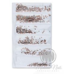Modena Nails Cubic Zirconia Nagelsteentjes - Rose Gold*