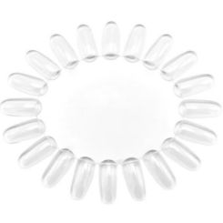 NailPerfect Color Wheel Oval Clear 20 tips