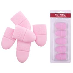 SUNONE Nagelclips Voor Verwijderen Van Nagellak Roze 5 Stuks