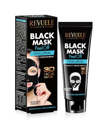 REVUELE® BLACK MASK Peel Off Hyaluron 80ml.