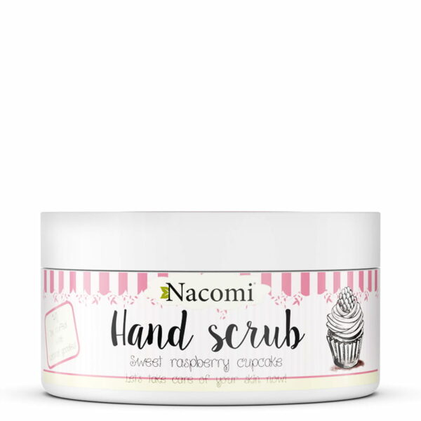 Nacomi Natural Hand Scrub Sweet Raspberry Cupcake 125gr.