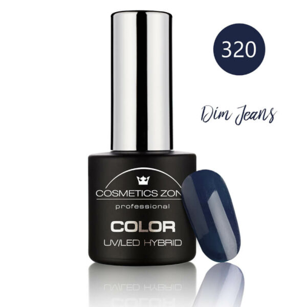 Cosmetics Zone UV/LED Hybrid Gel Nagellak 7ml. Dim Jeans 320