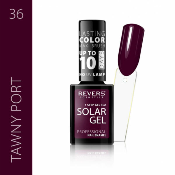 REVERS® 3in1 Solar Gel Nagellak 12ml. - #36 Tawny Port