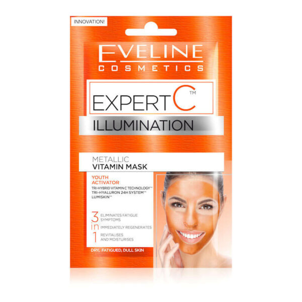 Eveline Cosmetics Expert C Illumination Metallic Vitamin Face Mask 2x5ml