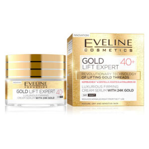 Eveline Cosmetics Gold Lift Expert Luxurious Firming Cream Serum With 24K Gold 40+ 50ml.