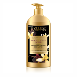 Eveline Cosmetics Luxury Expert Black & White Vanilla Deeply Moisturising Body Lotion 350ml.