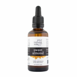 Your Natural Side Sweet Almond Organic Oil, (Unrefined) 50ml. Pipette