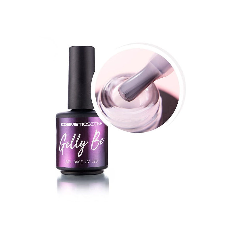 Cosmetics Zone Hypoallergene Gel Base UV/LED "Gelly BE" - Milky Pink 15ml.