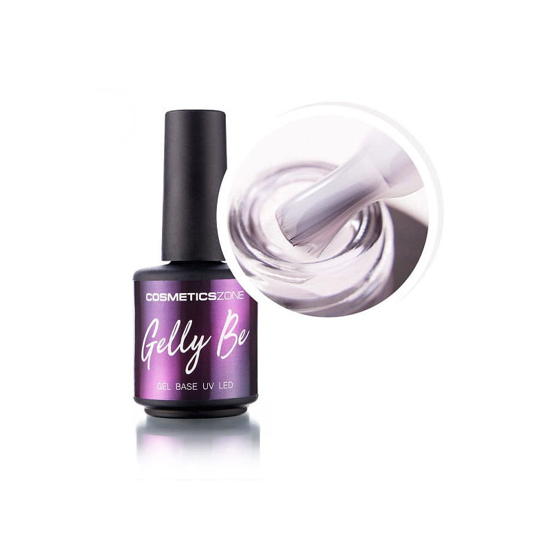 Cosmetics Zone Hypoallergene Gel Base UV/LED "Gelly BE" - Milky White 15ml.